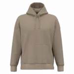 NS452 - Duurzame uniseks oversized sweater met capuchon, wet sand — productfoto 4