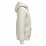 PS_NS460-S_IVORY - Hidalgo-werbeartikel Ecologische uniseks sweater met rits en sherpavoering, ivory — productfoto 6