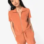 Ecologisch badstof jumpsuit voor dames — productfoto 3