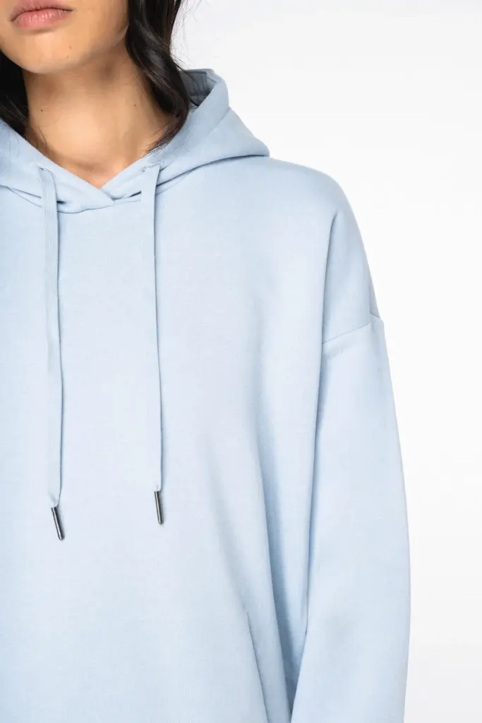 Ecologische sweaterjurk met capuchon — productfoto 4