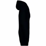 Ecologische sweaterjurk met capuchon, black — productfoto 6