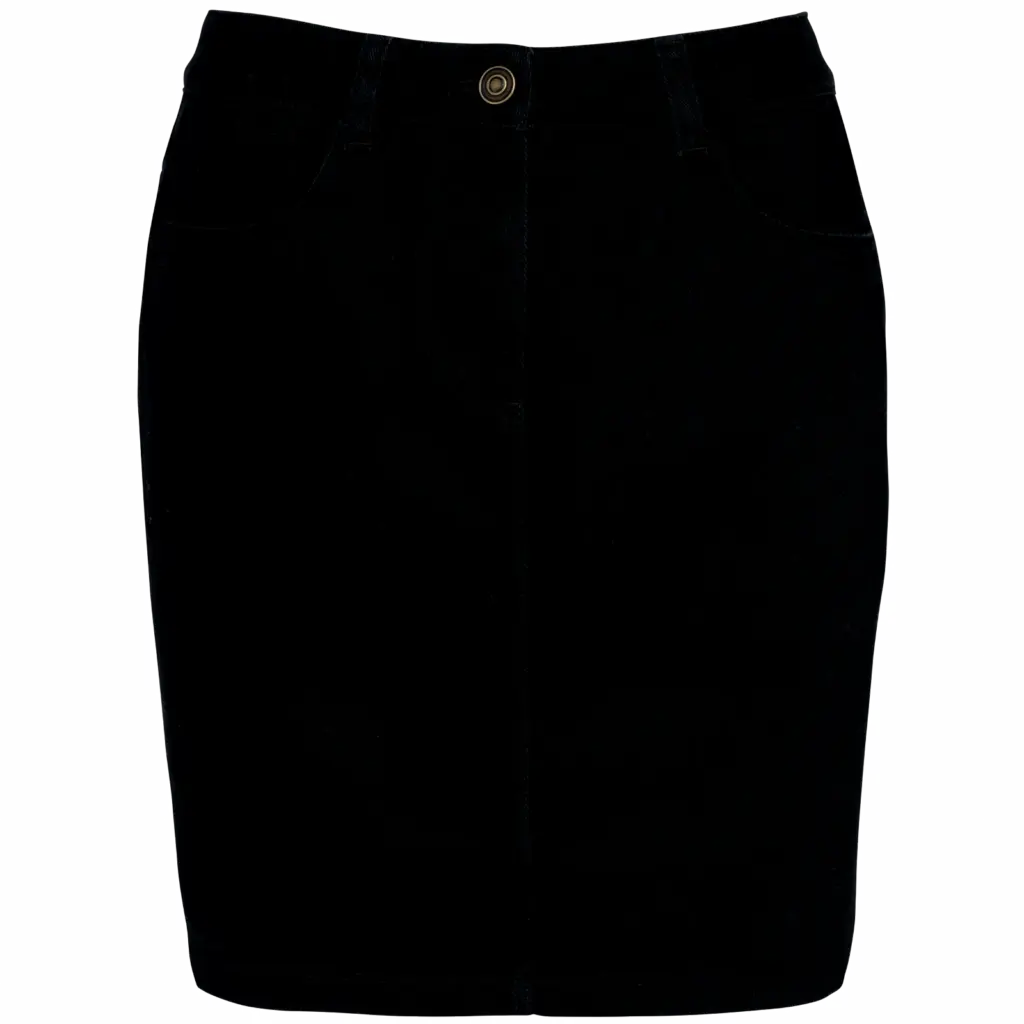 Ecologische damesrok, black — productfoto 6