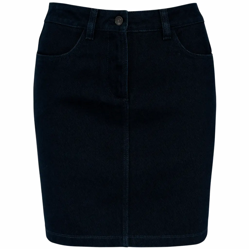 Ecologische damesrok, navy blue — productfoto 7
