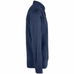 Ecologisch verwassen herenoverhemd, washed navy — productfoto 8