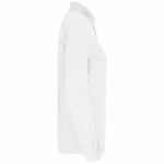 Ecologisch verwassen damesoverhemd, washed white — productfoto 10