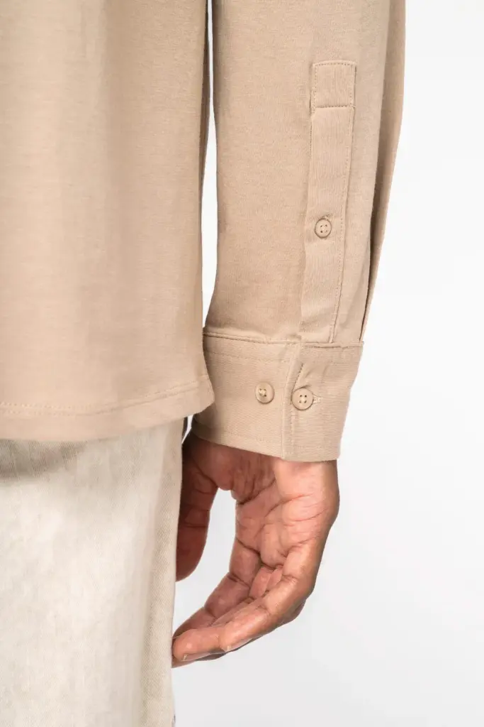 Ecologisch herenoverhemd van jersey — productfoto 4
