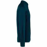 Ecologisch herenoverhemd van jersey, peacock blue — productfoto 10