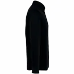 Ecologisch flanellen herenoverhemd, black — productfoto 5