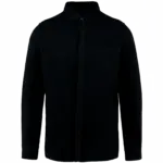 Ecologisch flanellen herenoverhemd, black — productfoto 6