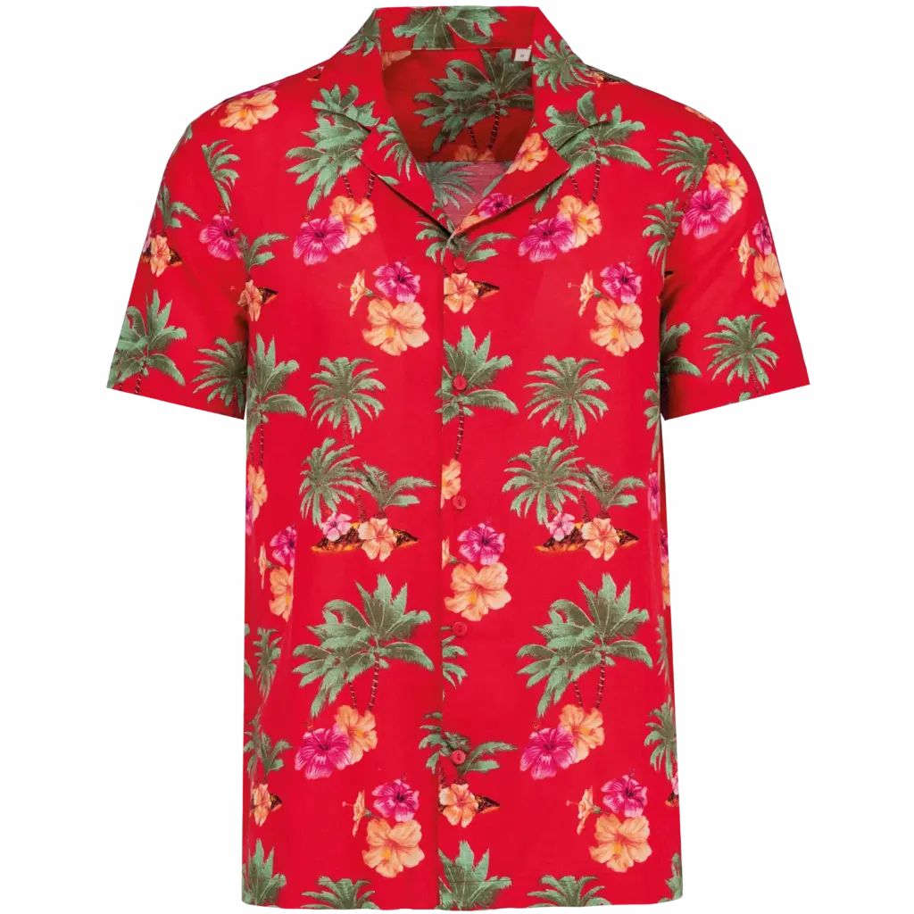 Hawaiihemd NS529 bedrucken Leinen Bio-Baumwolle XS-3XL — Produktfoto 7