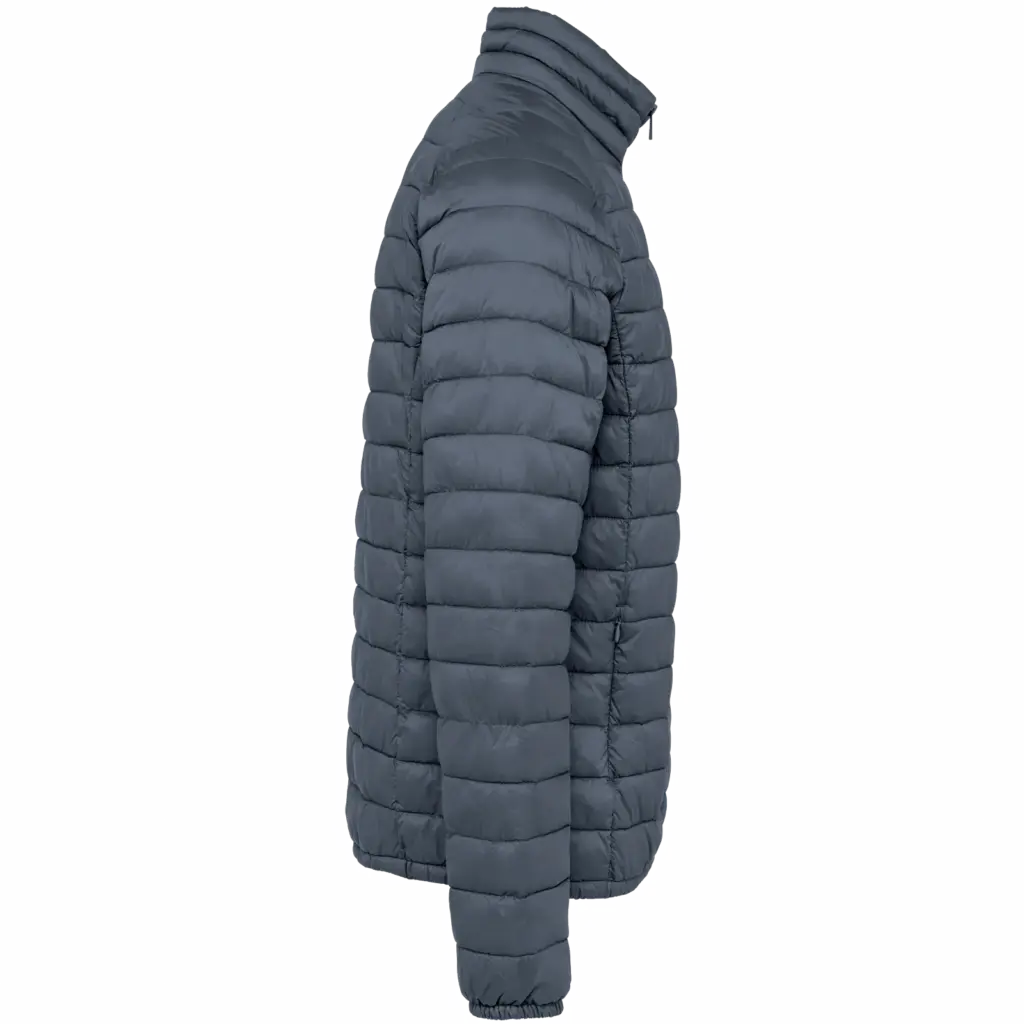 PS_NS6000-S-2_MINERALGREY - Hidalgo-werbeartikel Ecologische lichte donsjekker voor heren, mineral grey — productfoto 6