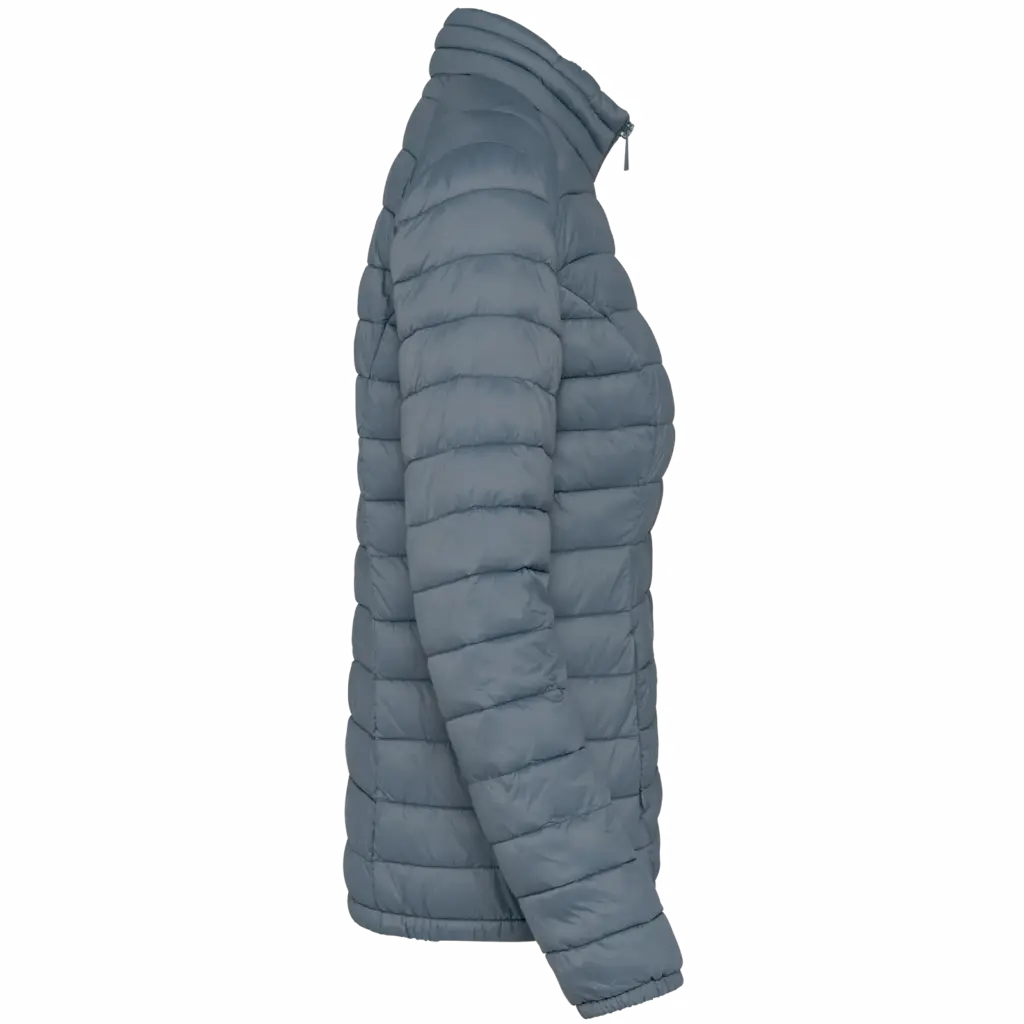 PS_NS6001-S-2_MINERALGREY - Hidalgo-werbeartikel Ecologische lichte donsjekker voor dames, mineral grey — productfoto 6