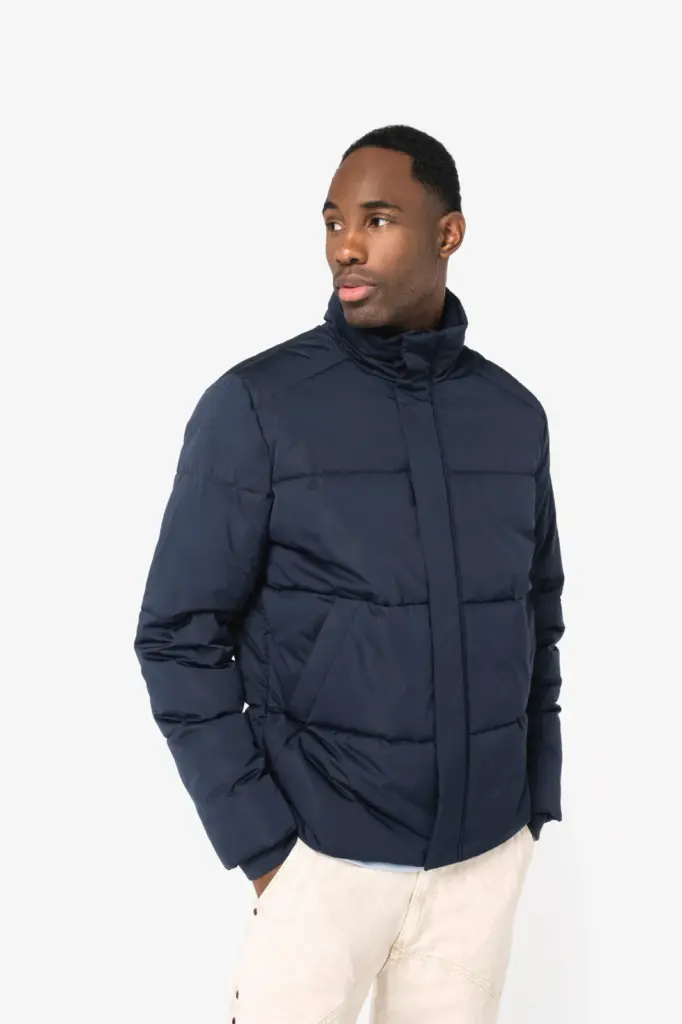 NS6003-3_2025 - Hidalgo-werbeartikel Gerecycled heren donsjack — productfoto 3
