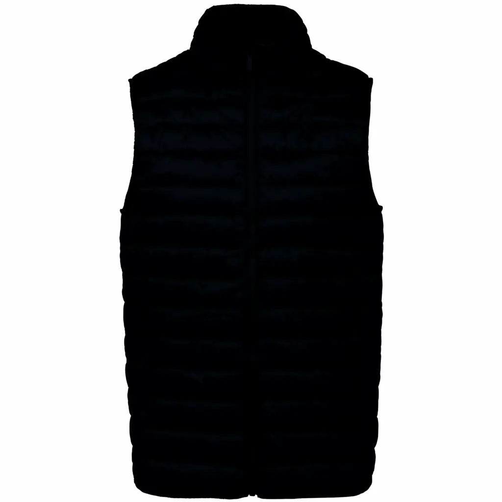 Ecologische lichte bodywarmer voor heren, black — productfoto 6