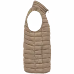PS_NS6005-S_DRIFTWOOD - Hidalgo Ecologische lichte bodywarmer voor heren, driftwood — productfoto 6