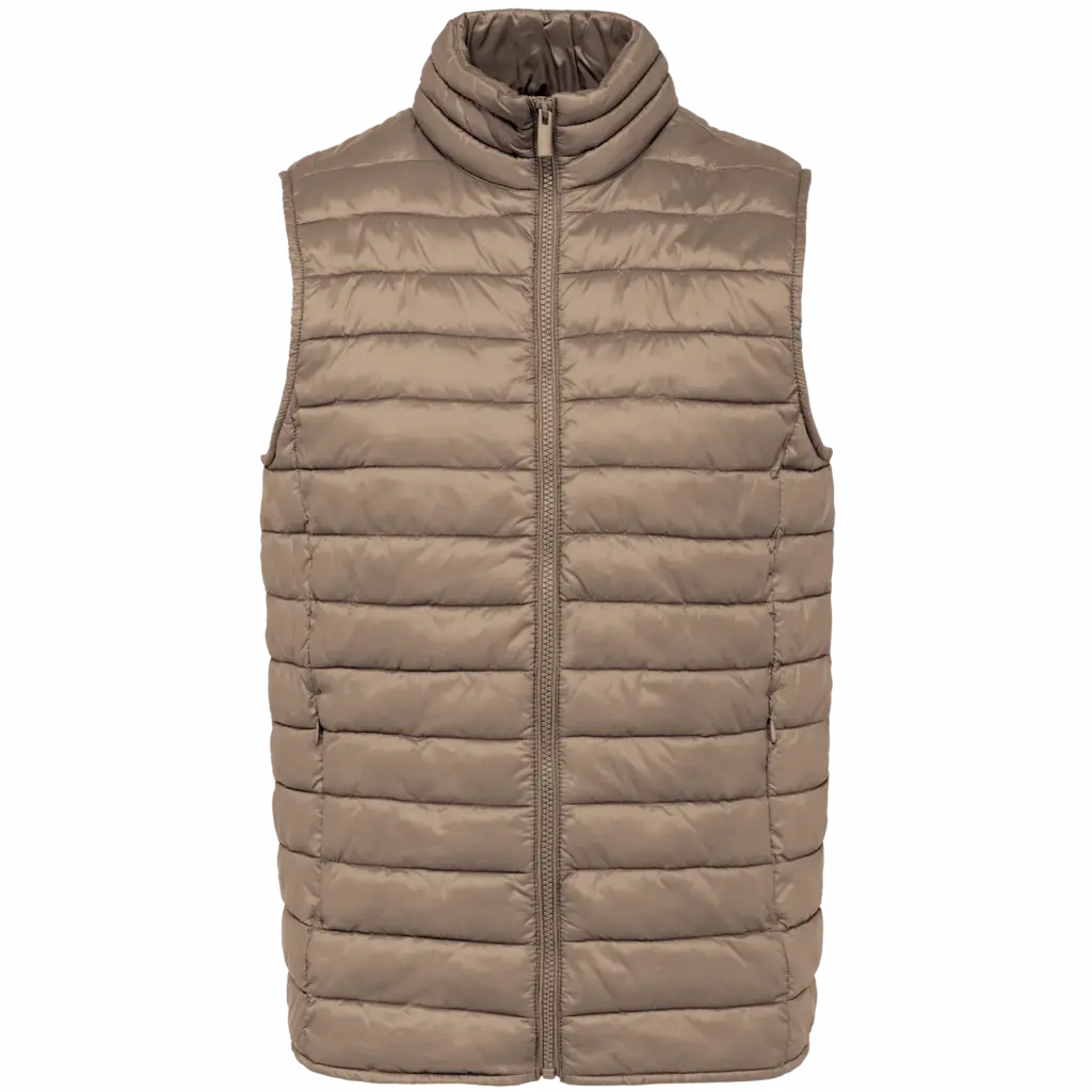 Ecologische lichte bodywarmer voor heren, driftwood — productfoto 7