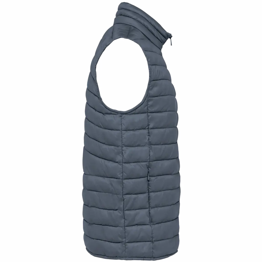 PS_NS6005-S-2_MINERALGREY - Hidalgo Ecologische lichte bodywarmer voor heren, mineral grey — productfoto 8