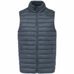 Ecologische lichte bodywarmer voor heren, mineral grey — productfoto 9