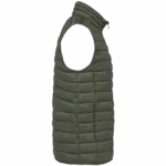 PS_NS6005-S-2_ORGANICKHAKI - Hidalgo Ecologische lichte bodywarmer voor heren, organic khaki — productfoto 10