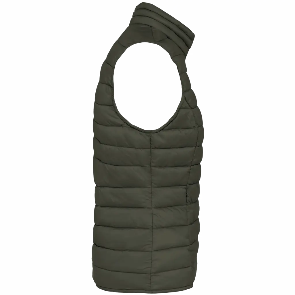 PS_NS6006-S_ORGANICKHAKI - Hidalgo Ecologische lichte bodywarmer voor dames, organic khaki — productfoto 10