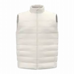 NS6007 - Duurzame gewatteerde herenbodywarmer, ivory — productfoto 4