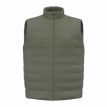 NS6007 - Duurzame gewatteerde herenbodywarmer, organic khaki — productfoto 6