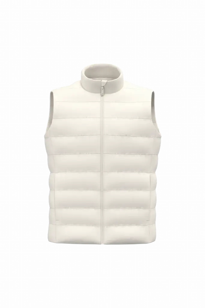 NS6008 - Duurzame gewatteerde damesbodywarmer, ivory — productfoto 4