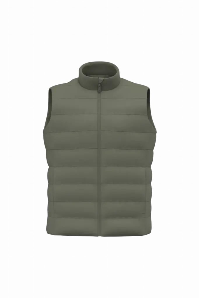 NS6008 - Duurzame gewatteerde damesbodywarmer, organic khaki — productfoto 6