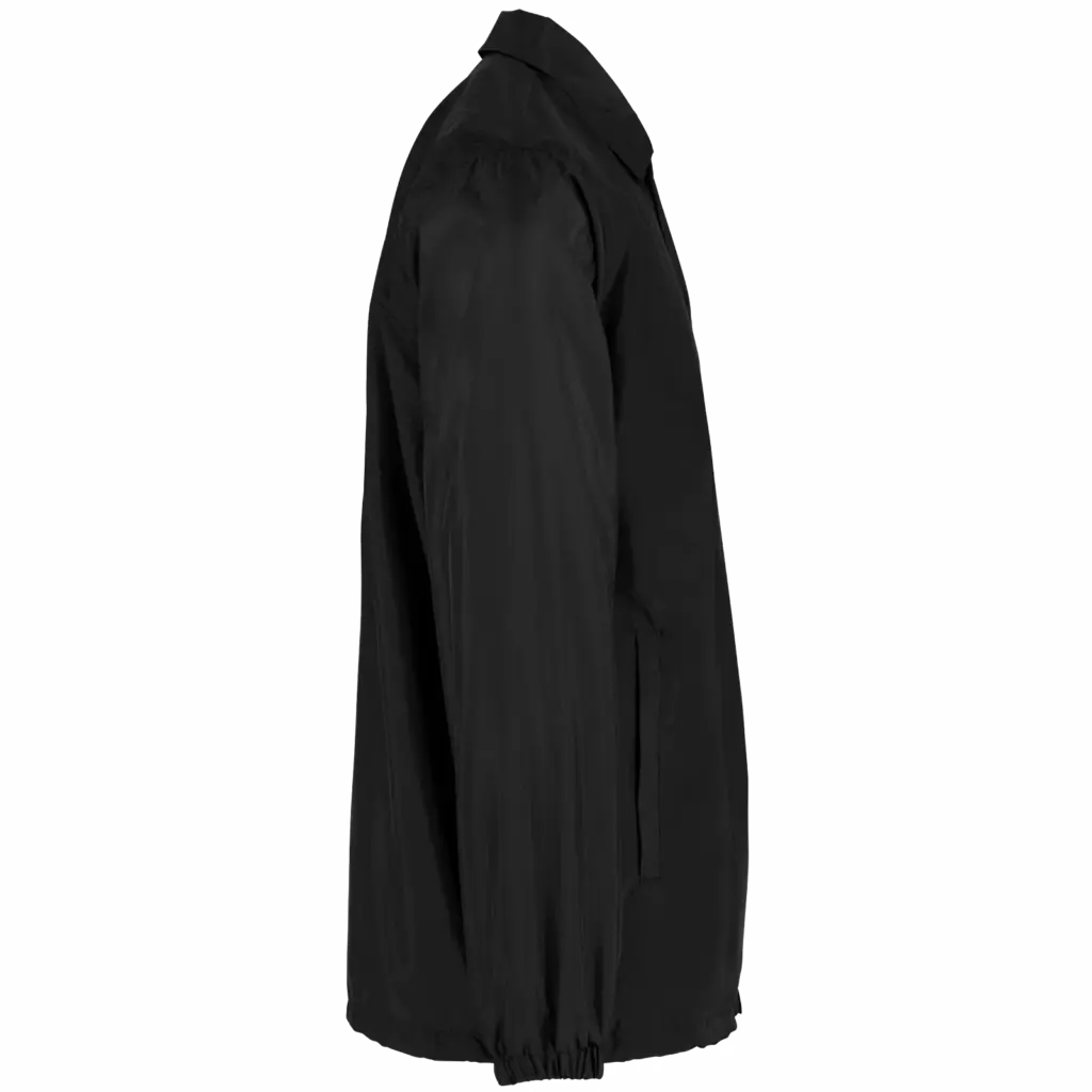 Ecologische uniseks windbreaker, black — productfoto 5