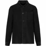 Ecologisch ribfluweel herenjasje, washed black — productfoto 6