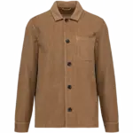 Ecologisch ribfluweel herenjasje, washed dark camel — productfoto 7
