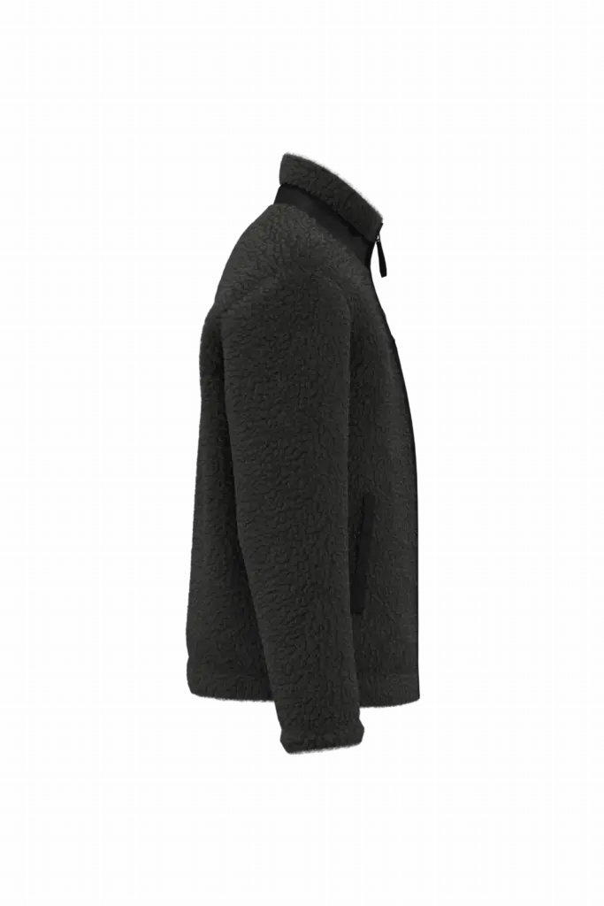 Ecologisch uniseks sherpa jack, black — productfoto 5