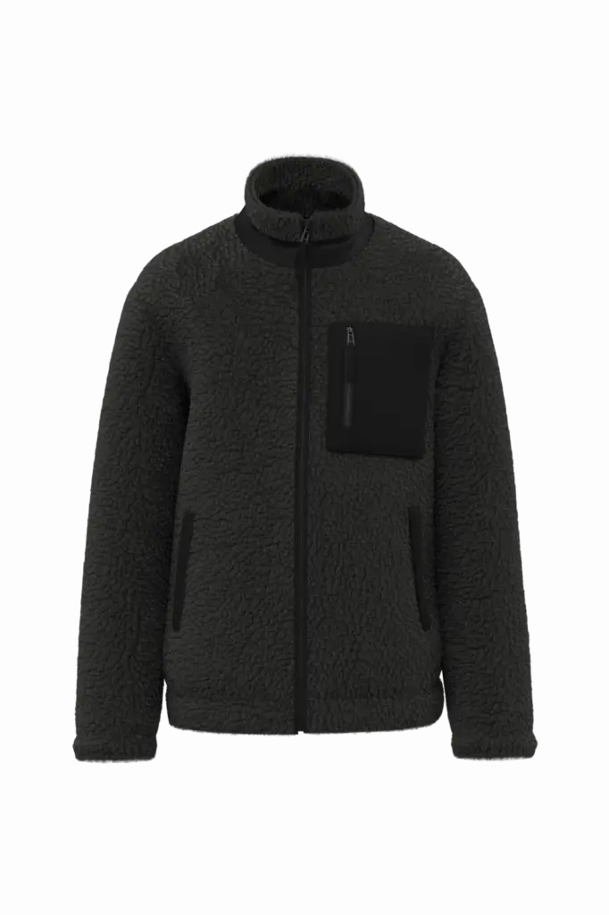 Sherpa Jacke NS604 bedrucken recycelt Unisex XXS-3XL — Produktfoto 6