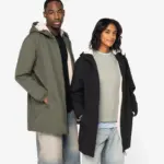 Ecologisch waterdicht uniseks jasje met sherpavoering — productfoto 2