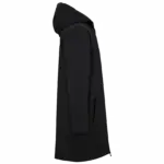 Ecologisch waterdicht uniseks jasje met sherpavoering, black — productfoto 5