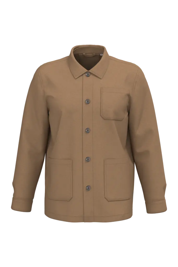 Printed Worker Jacket NS611 Washed Organic Cotton S-3XL — product photo 6