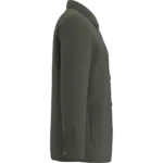Verwassen ecologische uniseks workerjack, washed organic khaki — productfoto 8