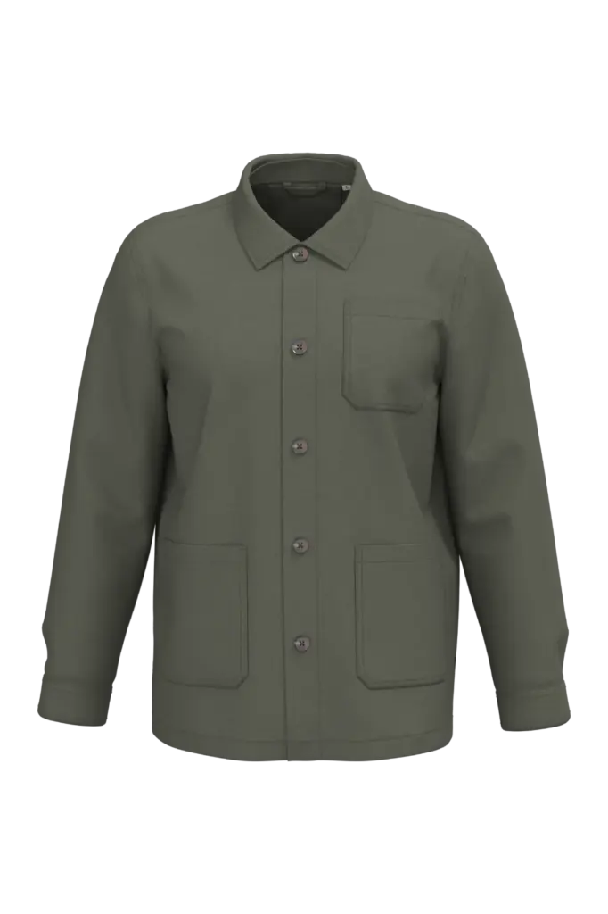 Printed Worker Jacket NS611 Washed Organic Cotton S-3XL — product photo 9