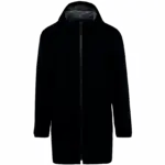 Ecologisch waterdicht uniseks jasje, black — productfoto 6