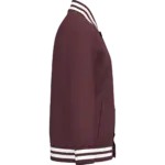 Ecologische uniseks gevoerde teddyjas, dark cherry — productfoto 6