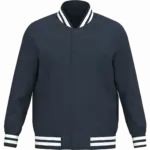 Ecologische uniseks gevoerde teddyjas, navy blue — productfoto 8