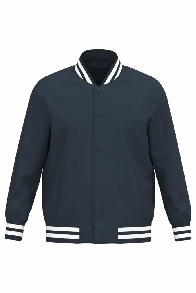 Ecologische uniseks gevoerde teddyjas, navy blue — productfoto 8