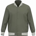 Ecologische uniseks gevoerde teddyjas, organic khaki — productfoto 9