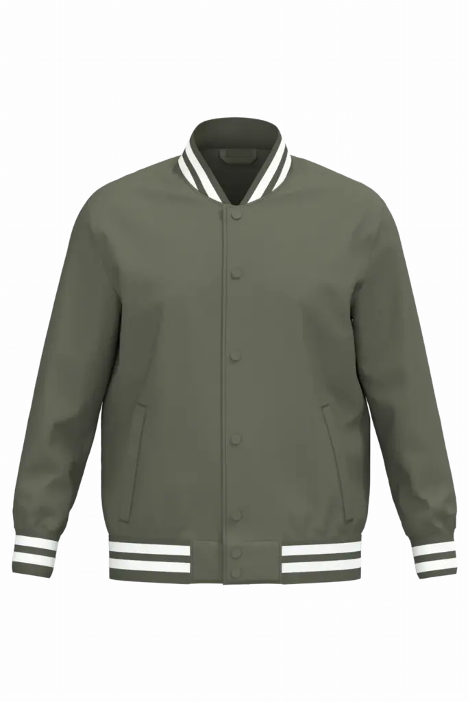 Ecologische uniseks gevoerde teddyjas, organic khaki — productfoto 9