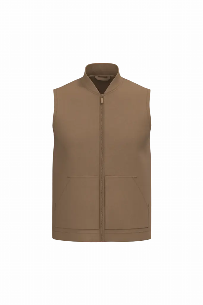 Bodywarmer bedrucken NS623 Teddykragen Bio-Baumwolle XS-XXL — Produktfoto 7