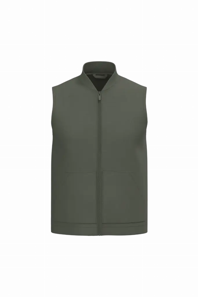 Bodywarmer bedrucken NS623 Teddykragen Bio-Baumwolle XS-XXL — Produktfoto 8