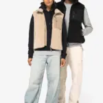 Ecologische uniseks bodywarmer van sherpa — productfoto 2