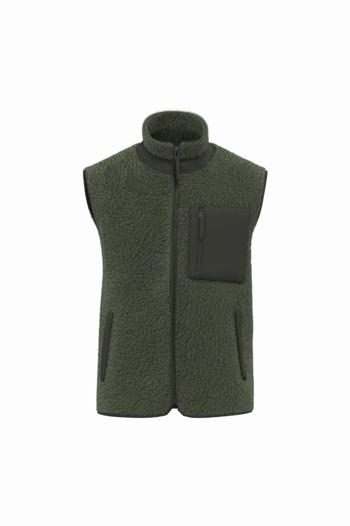 Sherpa Bodywarmer NS624 bedrucken Unisex Recycling XXS-3XL — Produktfoto 7