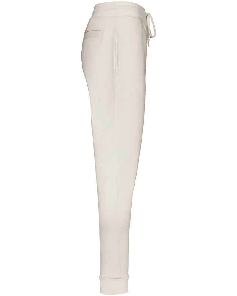 Ecologische heren joggingbroek, ivory — productfoto 7