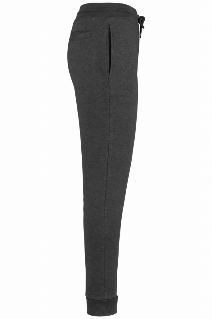 Ecologische heren joggingbroek, volcano grey heather — productfoto 13